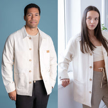 Load image into Gallery viewer, 100% organic cotton work jacket