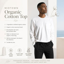 Load image into Gallery viewer, 100% certified organic cotton long-sleeve pocket t-shirt
