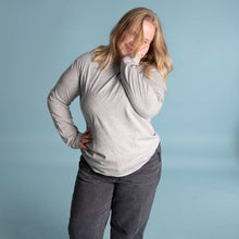 Load image into Gallery viewer, plastic-free 100% organic cotton long-sleeve t-shirt