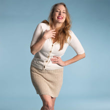Load image into Gallery viewer, 100% organic merino cardigan blouse no synthetics