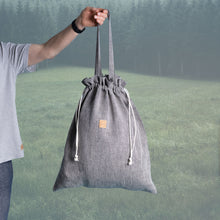 Load image into Gallery viewer, 100% organic linen laundry bag plastic-free