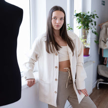 Load image into Gallery viewer, Organic cotton twill jacket biodegradable