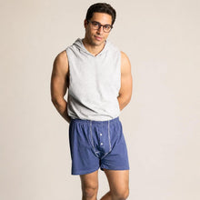 Load image into Gallery viewer, 100% organic cotton boxer shorts for men plastic-free