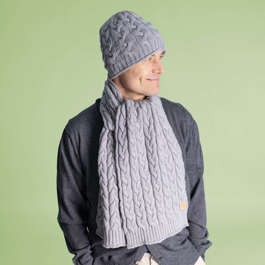 warm organic merino hat