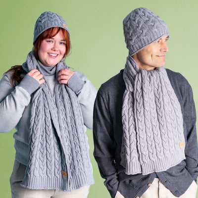100% organic merino beanie hat plastic-free