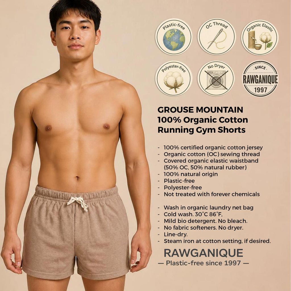 100% certified organic regenerative colorgrown fox fiber brown color undyed plastic-free polyester-free