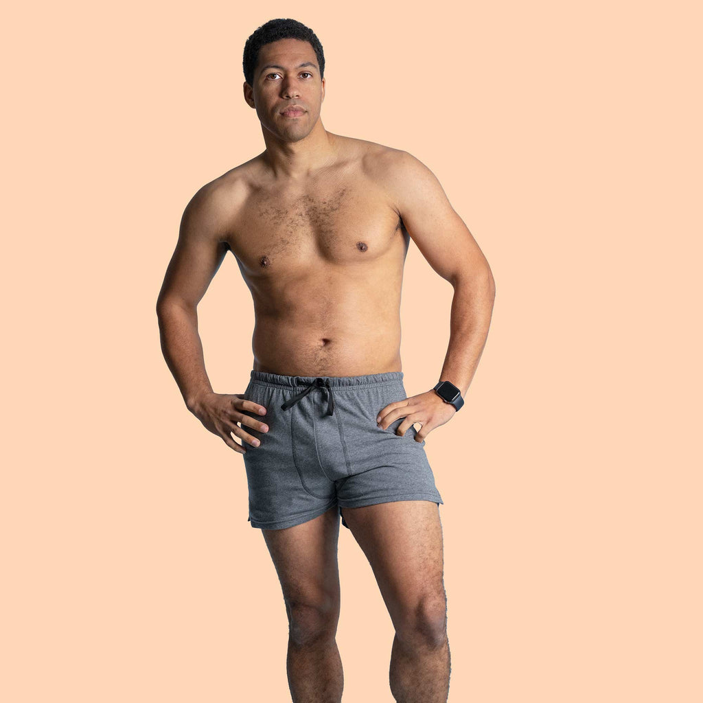 MONET 100% Organic Cotton Knit Boxer Shorts (No Fly, OC Thread, Lounge & Beachwear) (V2 100% Biodegradable)