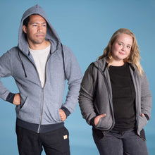 Load image into Gallery viewer, 100% organic cotton fleece hoodie sweatshirt