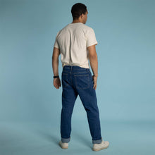 Load image into Gallery viewer, organic cotton indigo dyed jeans