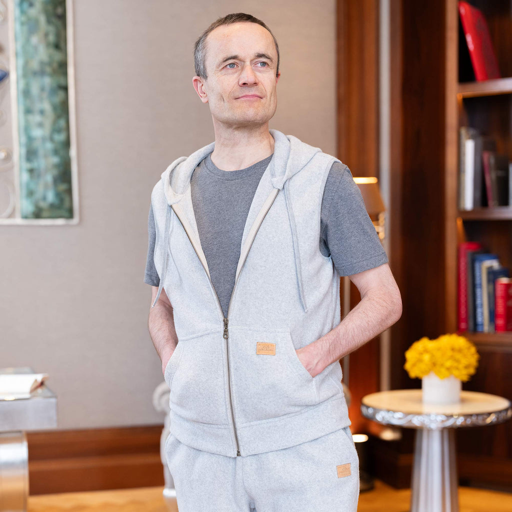 organic hoodie vest chemical-free