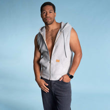 Load image into Gallery viewer, organic cotton hooded vest
