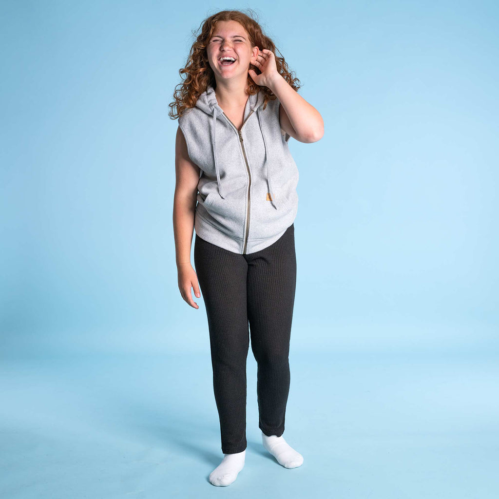 SANTA BARBARA 100% Organic Linen Knit Leggings (100% Biodegradable Organic Elastic & OC Thread Options)