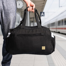 Load image into Gallery viewer, organic linen travel carryon bag