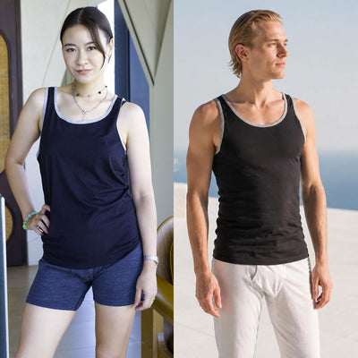 plastic-free 100% certified organic cotton tank top