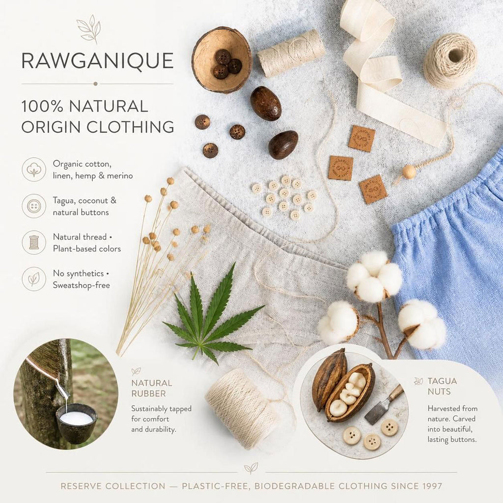 100% natural origin underwear