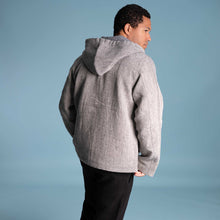 Load image into Gallery viewer, organic linen winter jacket