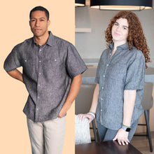 Load image into Gallery viewer, plastic-free 100% organic linen shirt