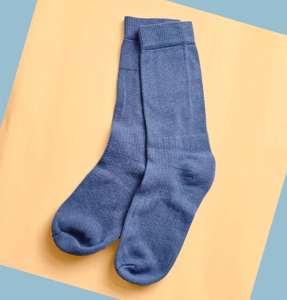 100% biodegradable organic cotton socks