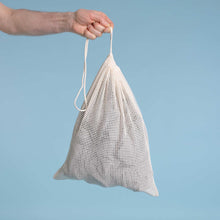 Load image into Gallery viewer, biodegradable organic cotton mesh bag