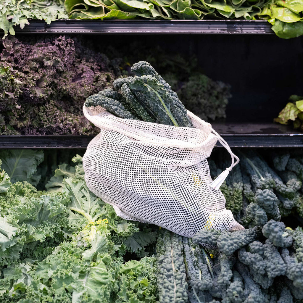 organic cotton produce net bag