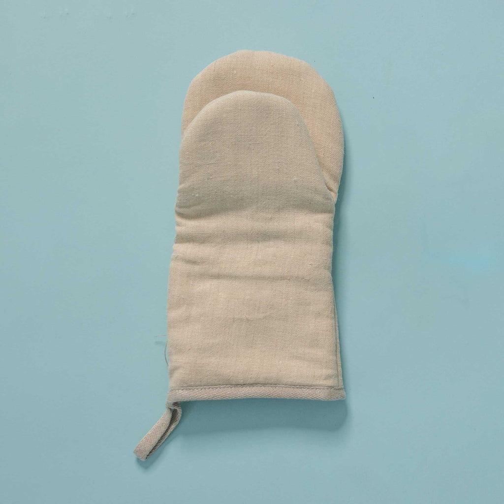 chemical-free hemp oven mitt