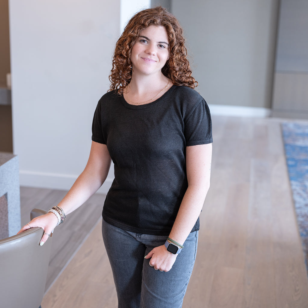 100% organic hemp knit blouse