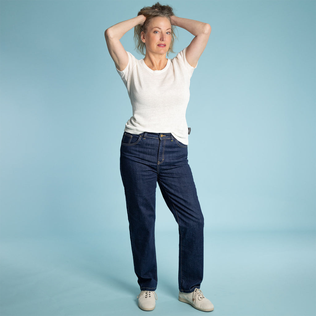 ladies organic cotton stretch jeans