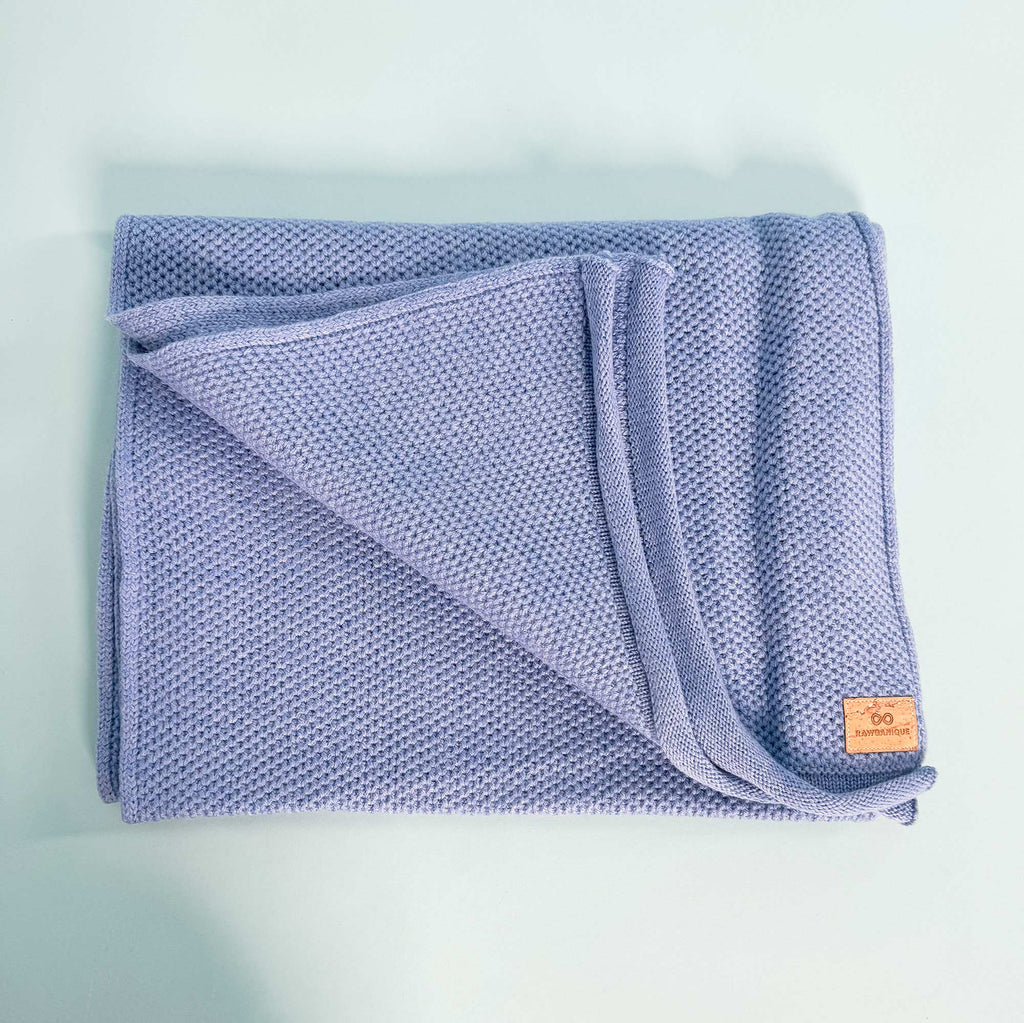 100% organic merino wool scarf