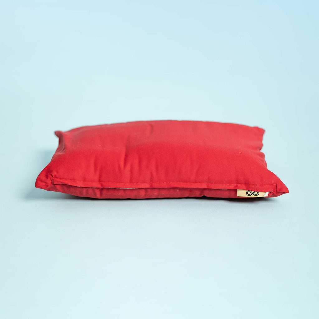 organic cotton pet bed USA red