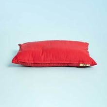 Load image into Gallery viewer, organic cotton pet bed USA red