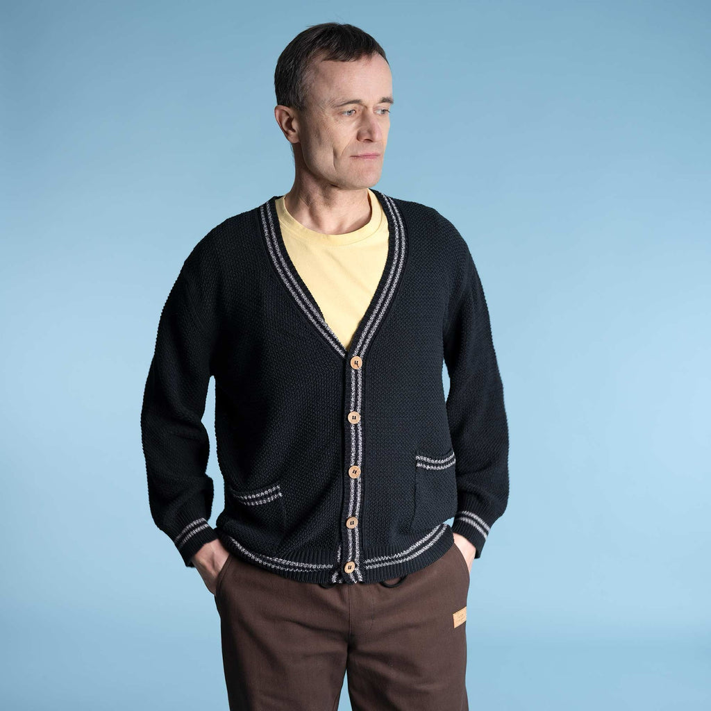 100% organic cotton sweater cardigan
