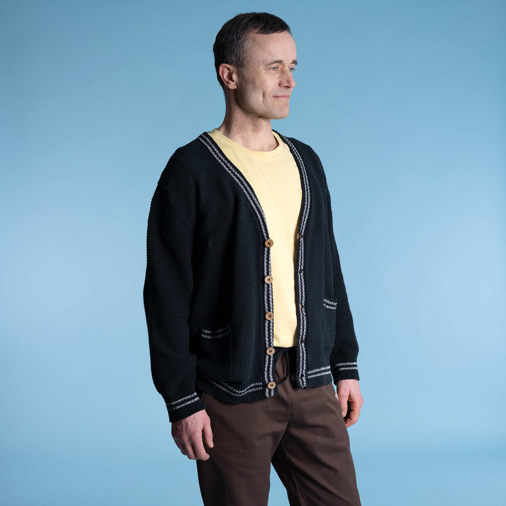 100% organic cotton cardigan