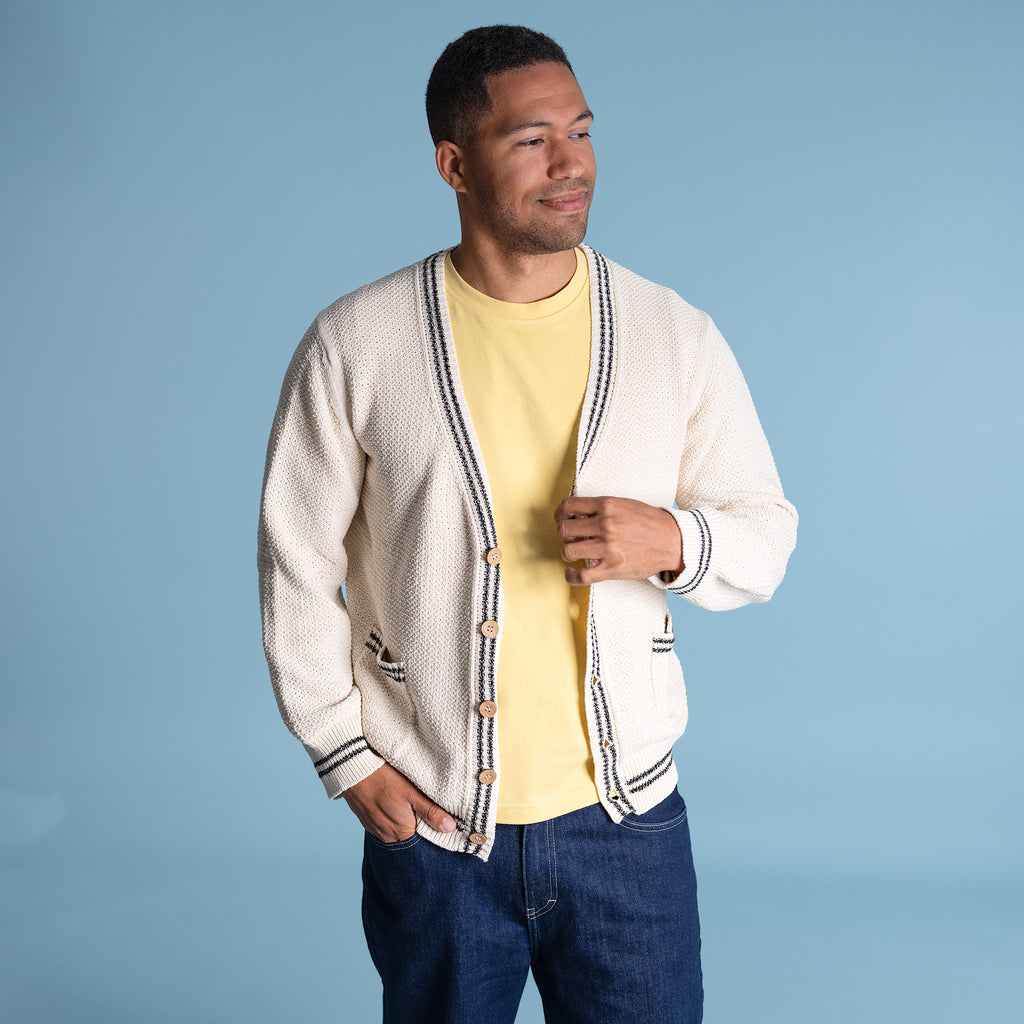 100% organic cotton cardigan sweater