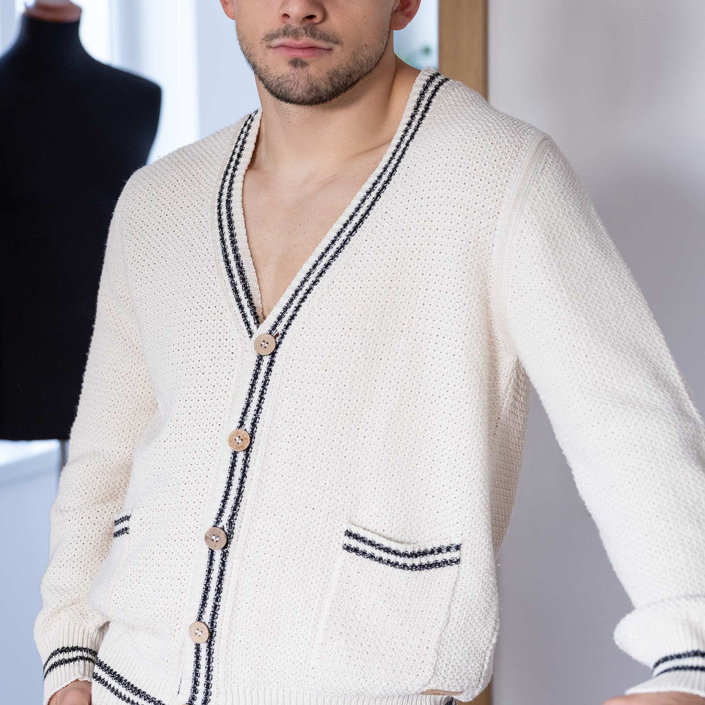 100% organic cotton cardigan