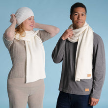 Load image into Gallery viewer, organic merino wool scarf