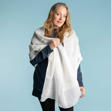Load image into Gallery viewer, organic linen shoulder wrap