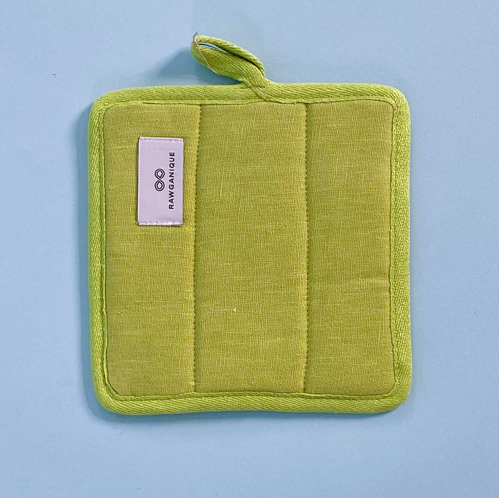 fire retardant free hemp pot holder