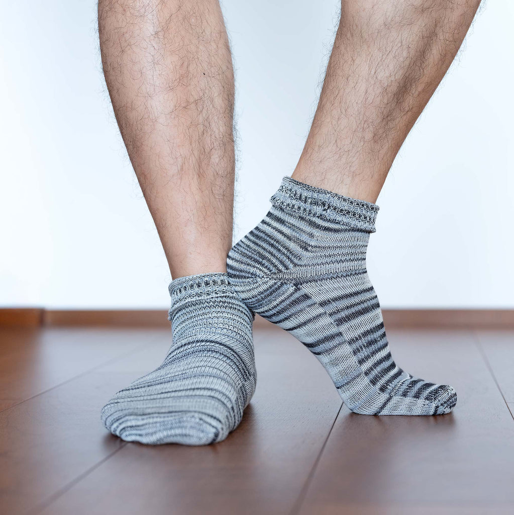 plastic-free 100% organic cotton socks
