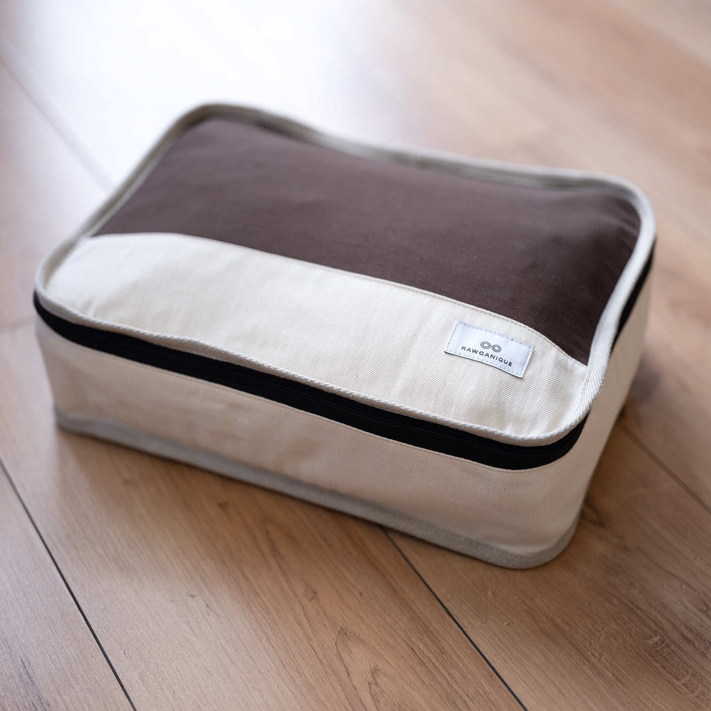 organic cotton travel packing cube