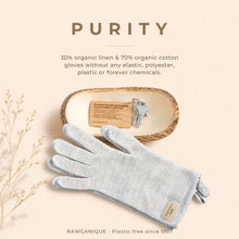 Load image into Gallery viewer, elastic-free organic linen gloves