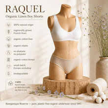 Load image into Gallery viewer, plastic-free linen underwear for women