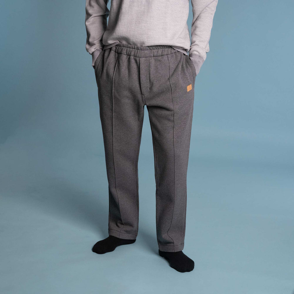 100% organic cotton fleece jogger pants plastic-free