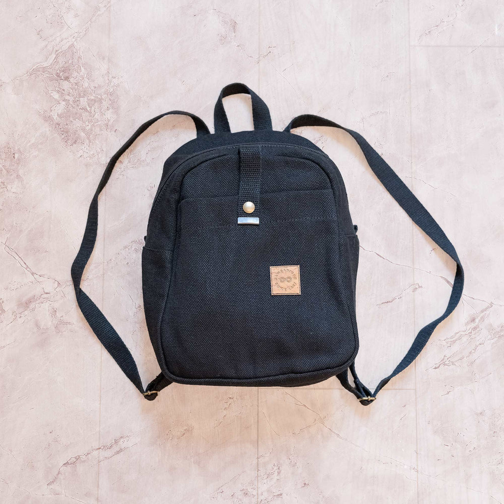 flax linen backpack