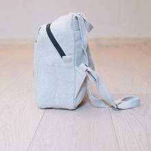 Load image into Gallery viewer, organic linen backpack