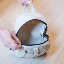 Load image into Gallery viewer, organic linen backpack