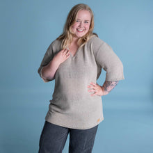 Load image into Gallery viewer, organic linen knit tunic