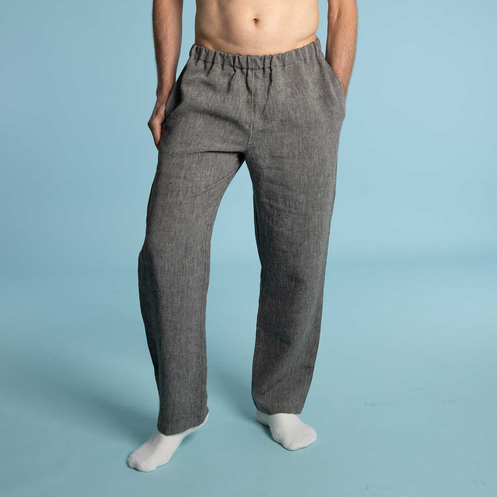 organic linen relax pants