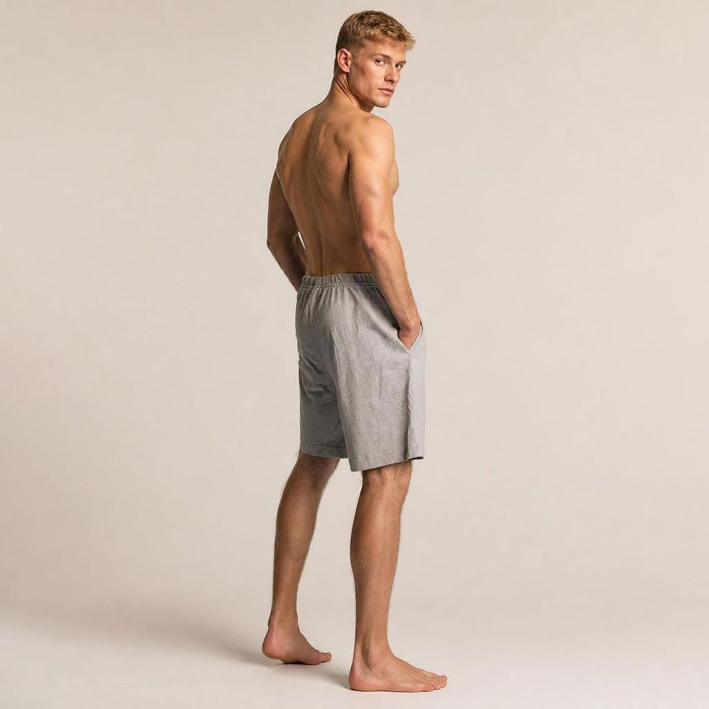 roomy organic cotton lounge shorts