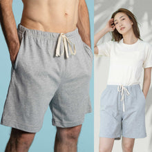 Load image into Gallery viewer, 100% organic cotton lounge shorts