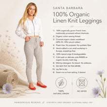 Load image into Gallery viewer, plastic-free 100% organic linen knit leggings